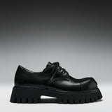 Gehrman Metal Cap Chunky Shoes - Black