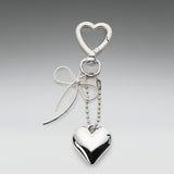 Glass Heart Keychain