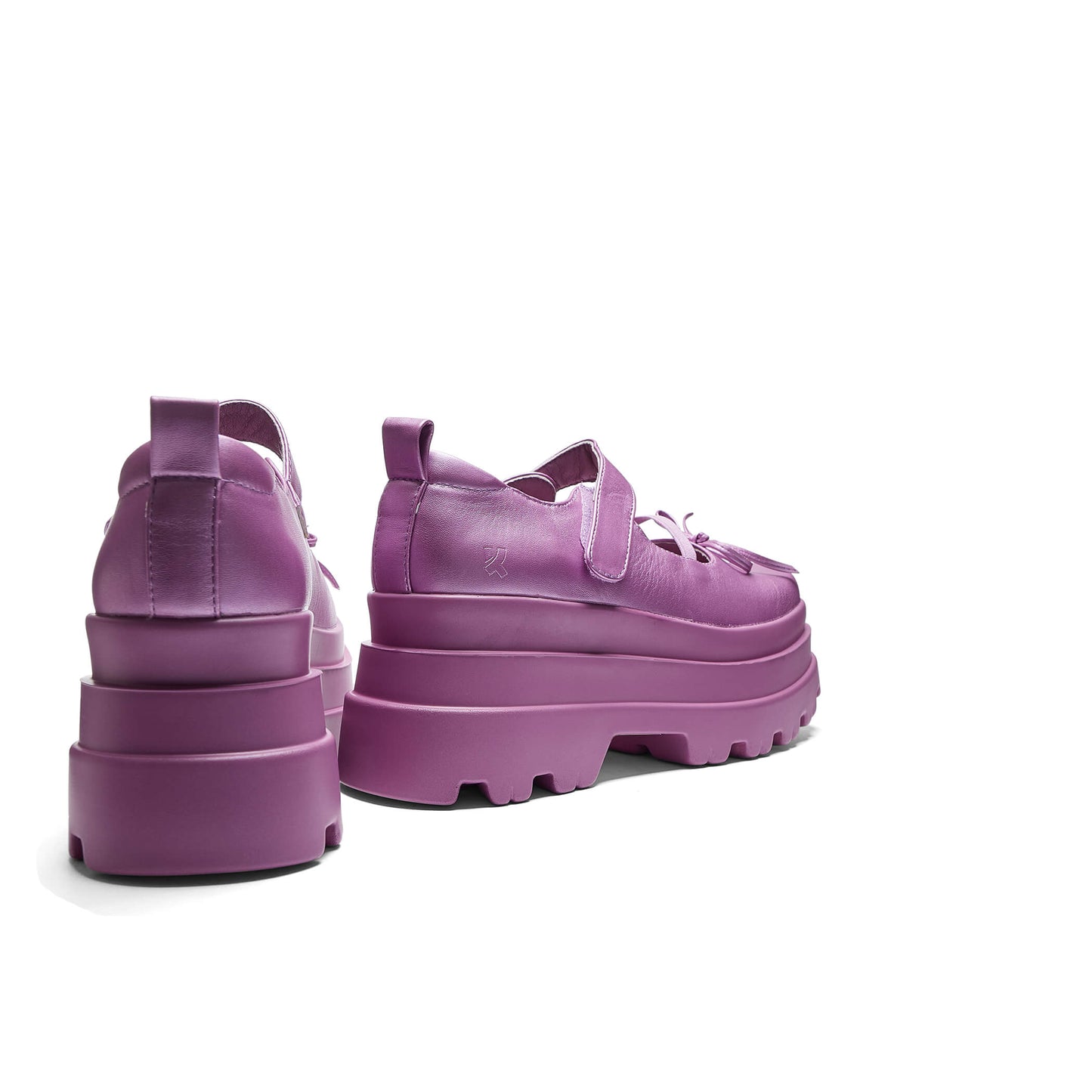 Galaxy Doll Trident Mary Janes - Purple - Mary Janes - KOI Footwear - Purple - Back Detail