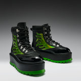 CHA CHA CHA Hologram Flame Boots