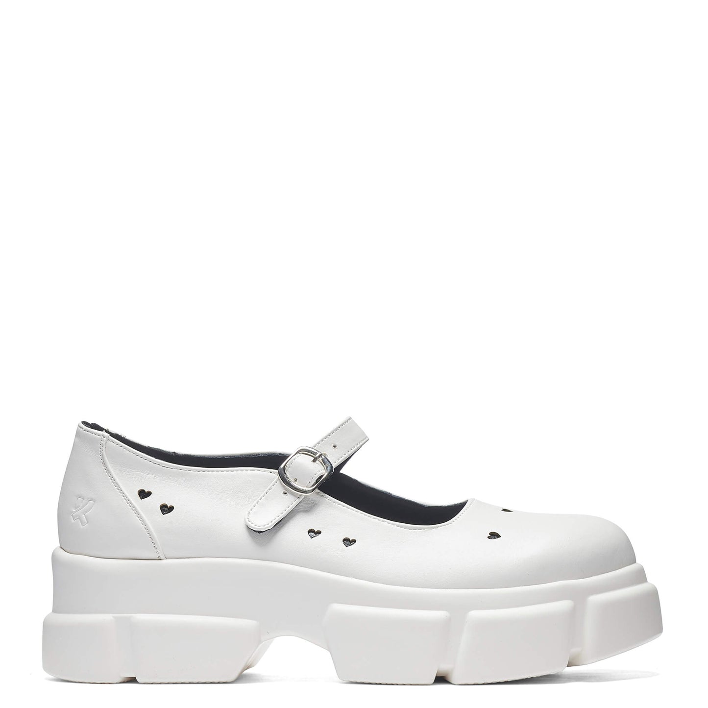 Harmony Heart Mary Jane Shoes - White - Shoes - KOI Footwear - White - Main View