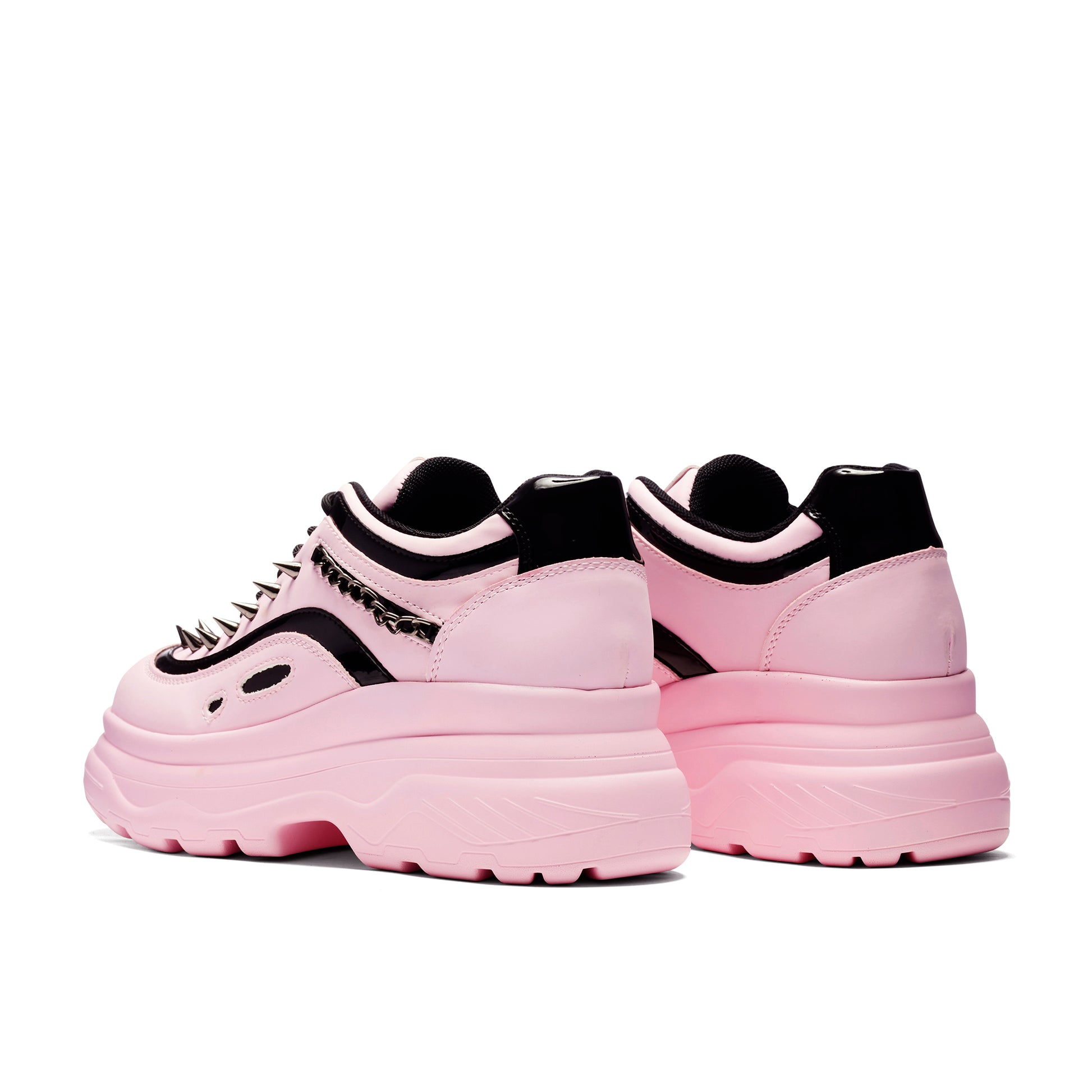Haruna Pink Yami Trainers - Pink - KOI Footwear - Back View