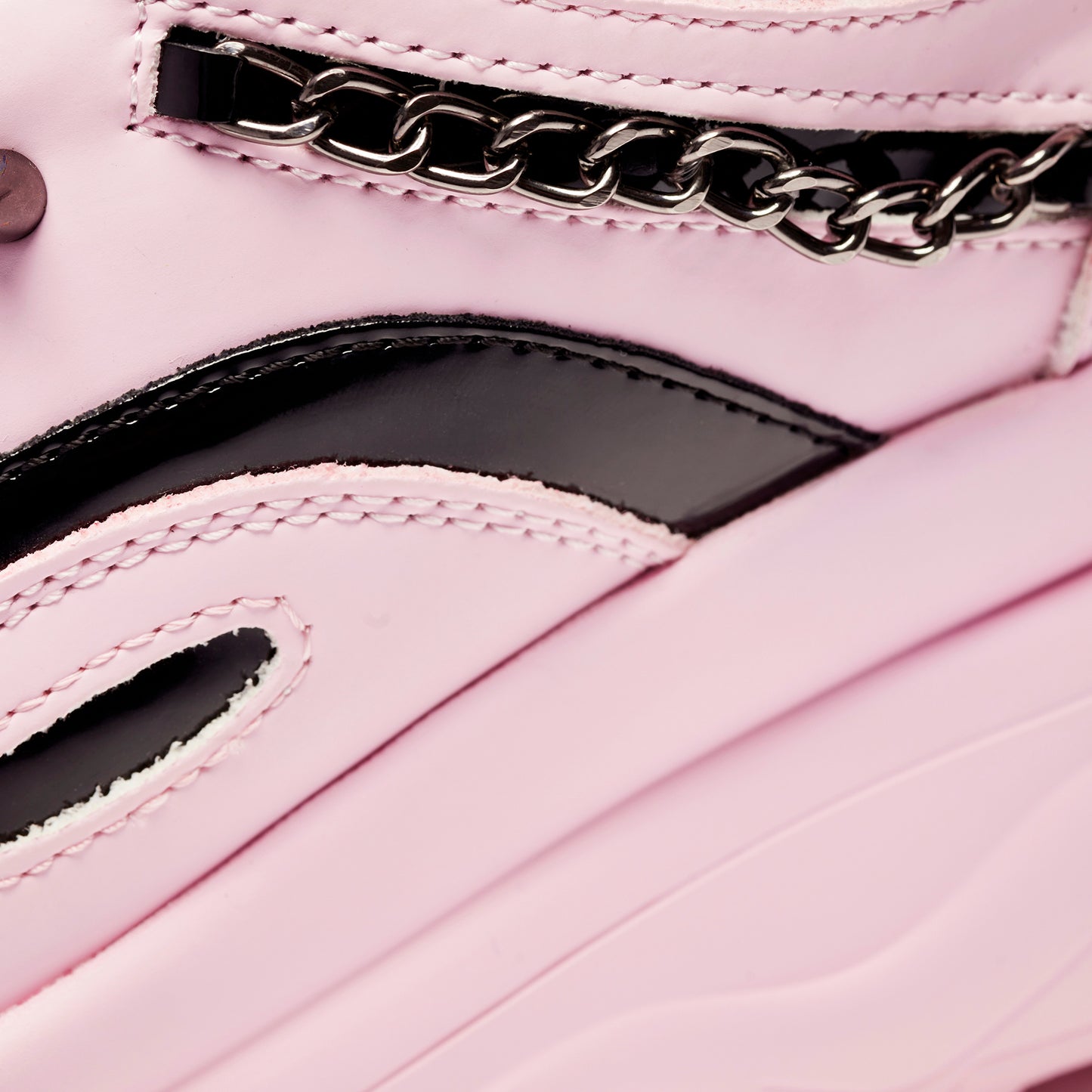 Haruna Pink Yami Trainers - Pink - KOI Footwear - Material Detail