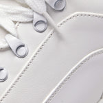 Jennie Striker White Chunky Bubble Trainers - Trainers - KOI Footwear - White - Material Detail