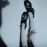 Junji Ito Collection x KOI Masked Streets Platform Heeled Loafers