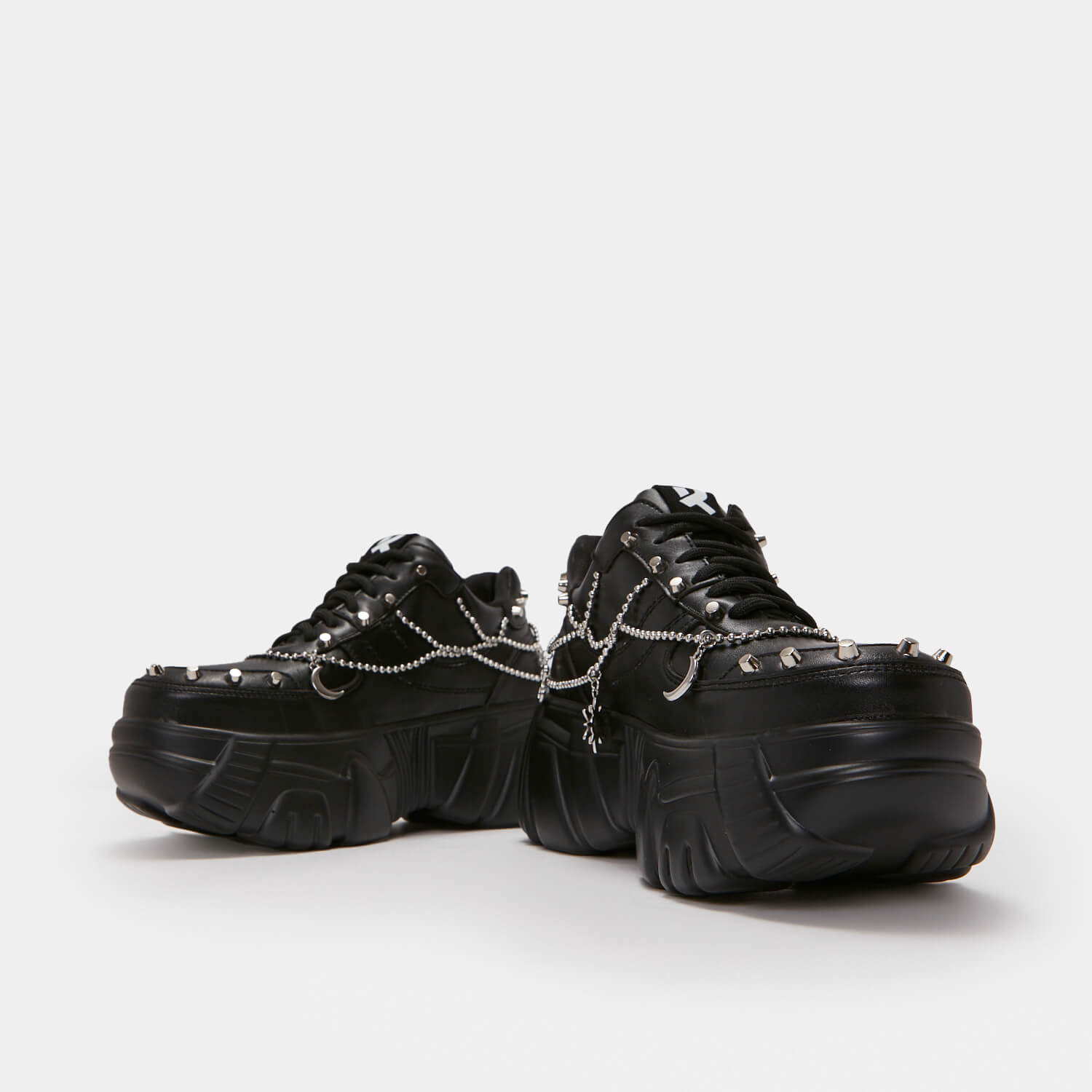Jinx Men's Mystic Charm Trainers - Trainers - KOI Footwear - Black - Front Detail