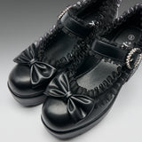 Tira Ruffle Mary Janes ‘ Dark Delights Edition’
