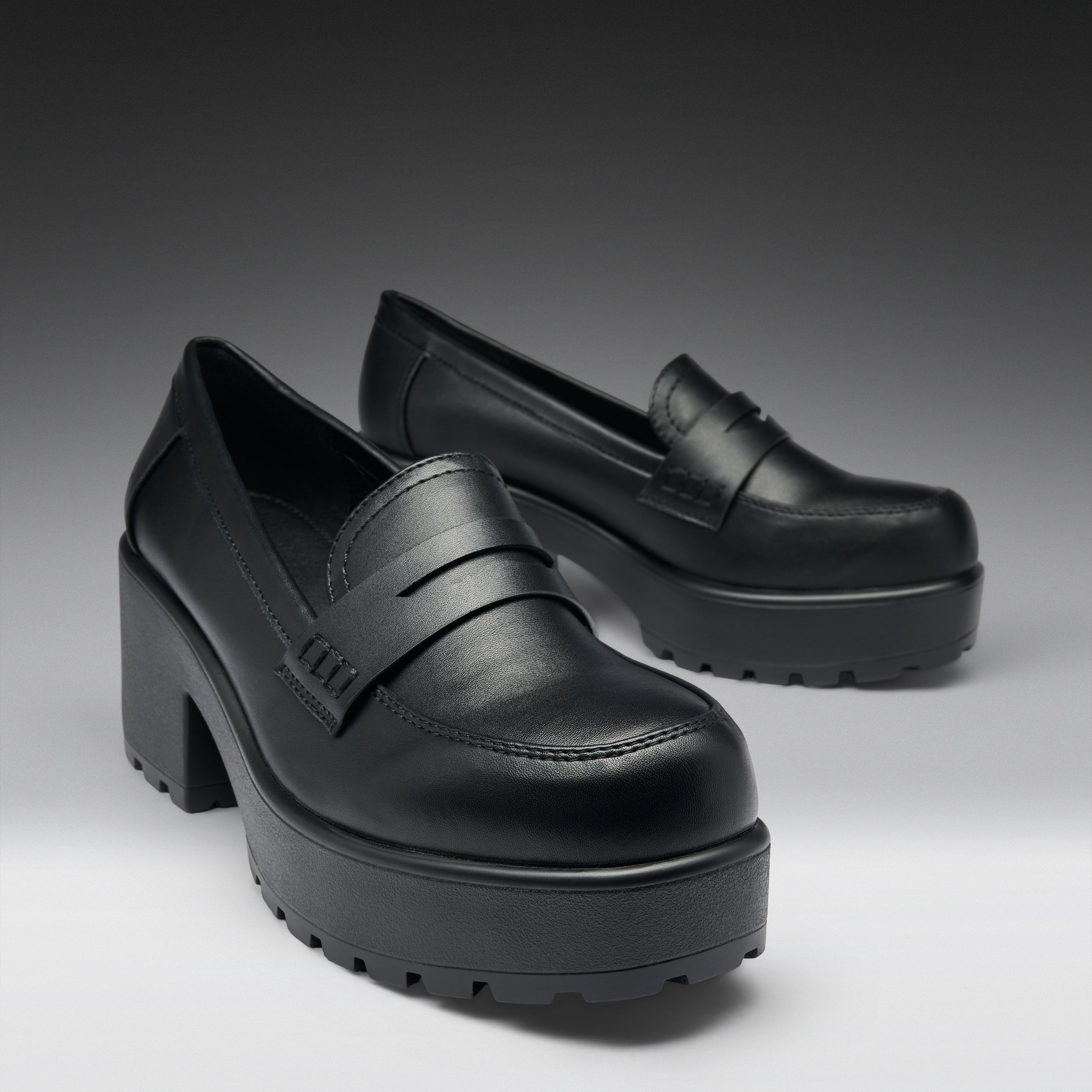 Black Chunky Platform Shoes - Buy here at KOI footwear Black Chunky Platform Shoes - Buy here at KOI footwear