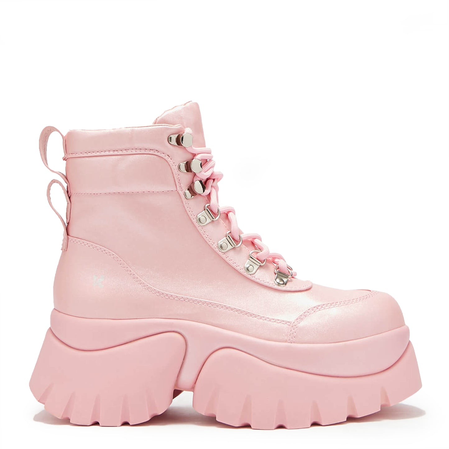 Gooey Bubblegum Platform Boots - Ankle Boots - KOI Footwear - Pink - Main View