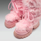 Kawaii Sasquatch Fluffy Boots - Pink