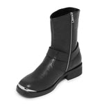KOI - Nameless Ghouls Men’s Stacked Biker Boots3