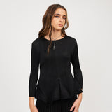 KOI_Bespoke Draconia Black Top and Skirt Co-Ord_1