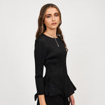 KOI_Bespoke Draconia Black Top and Skirt Co-Ord_3