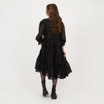 KOI_Bespoke Lissome Black Tiered Midi Dress-_2