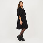KOI_Bespoke Lullabite Puff Sleeve Black Bow Dress_1