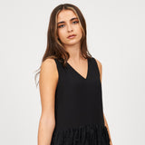 KOI_Bespoke Morose Black Pleated Tie Maxi Dress_3