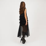 KOI_Bespoke Supernal Black Tulle Blazer Dress_2