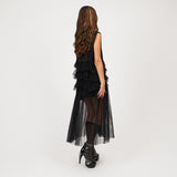 KOI_Bespoke Supernal Black Tulle Blazer Dress_2