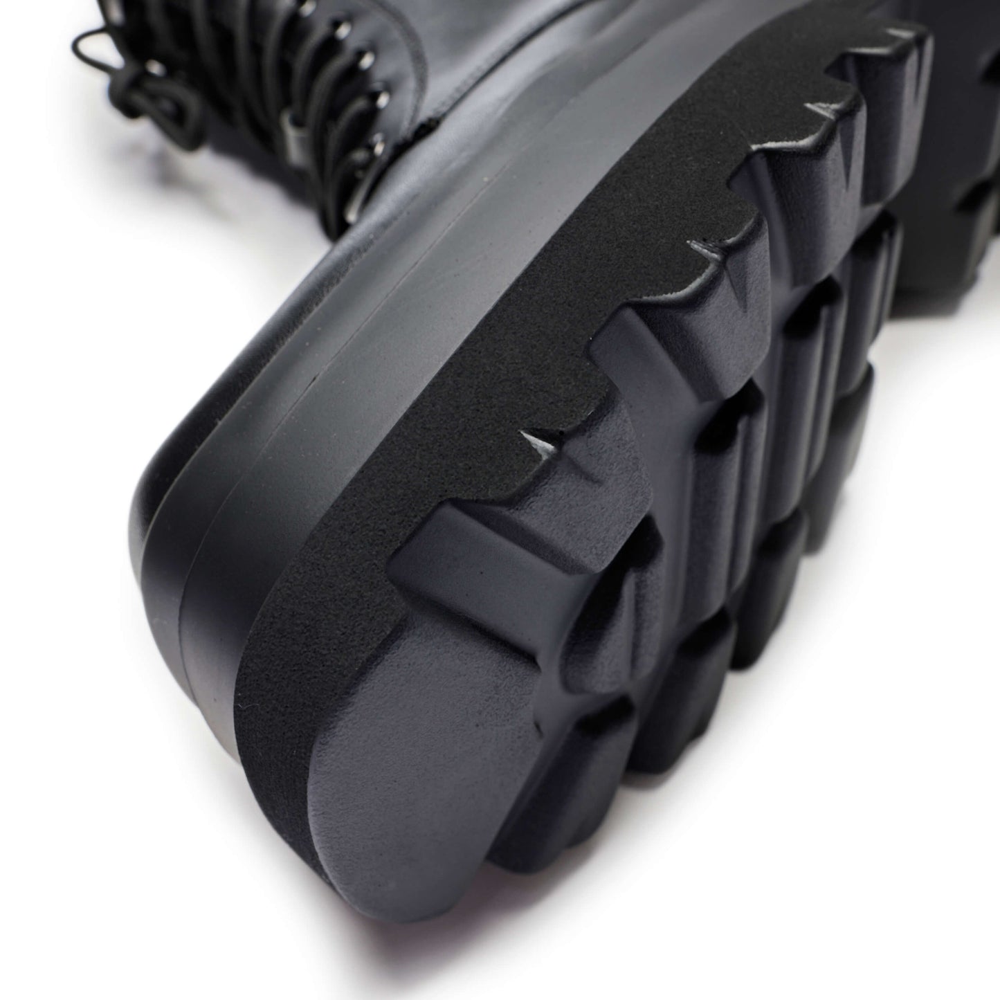 Deathwatch Trident Platform Boots - Ankle Boots - KOI Footwear - Black - Sole Detail