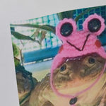 KOI Frog Tote Bag - Accessories - KOI Footwear - White - Back Detail