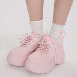 KOI_Jennie_Pink_Chunky_Bubble_Trainers_MOD