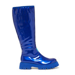 KOI_KAITO Polished Long Boots - Blue
