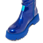 KOI_KAITO Polished Long Boots - Blue2