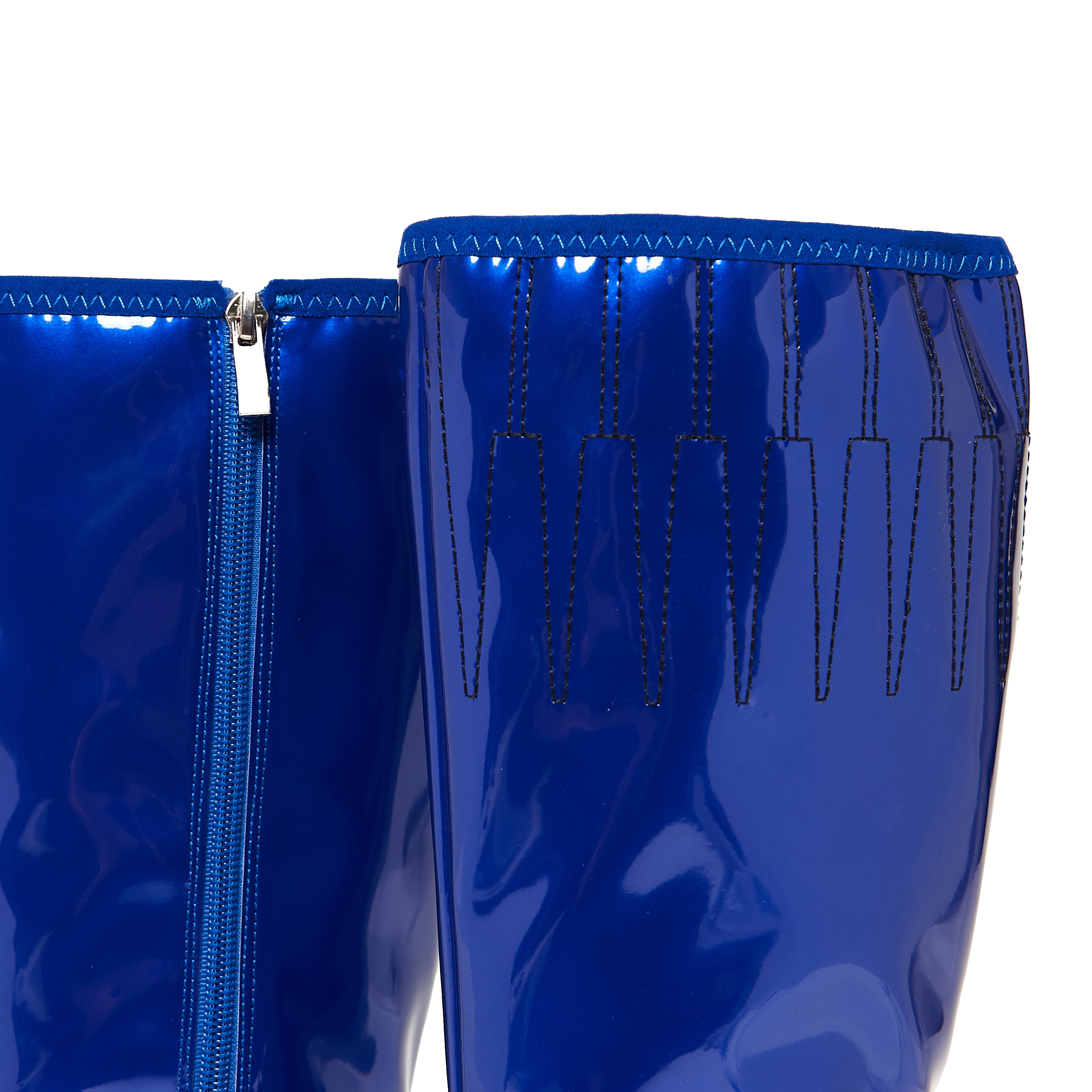 KOI_KAITO Polished Long Boots - Blue3
