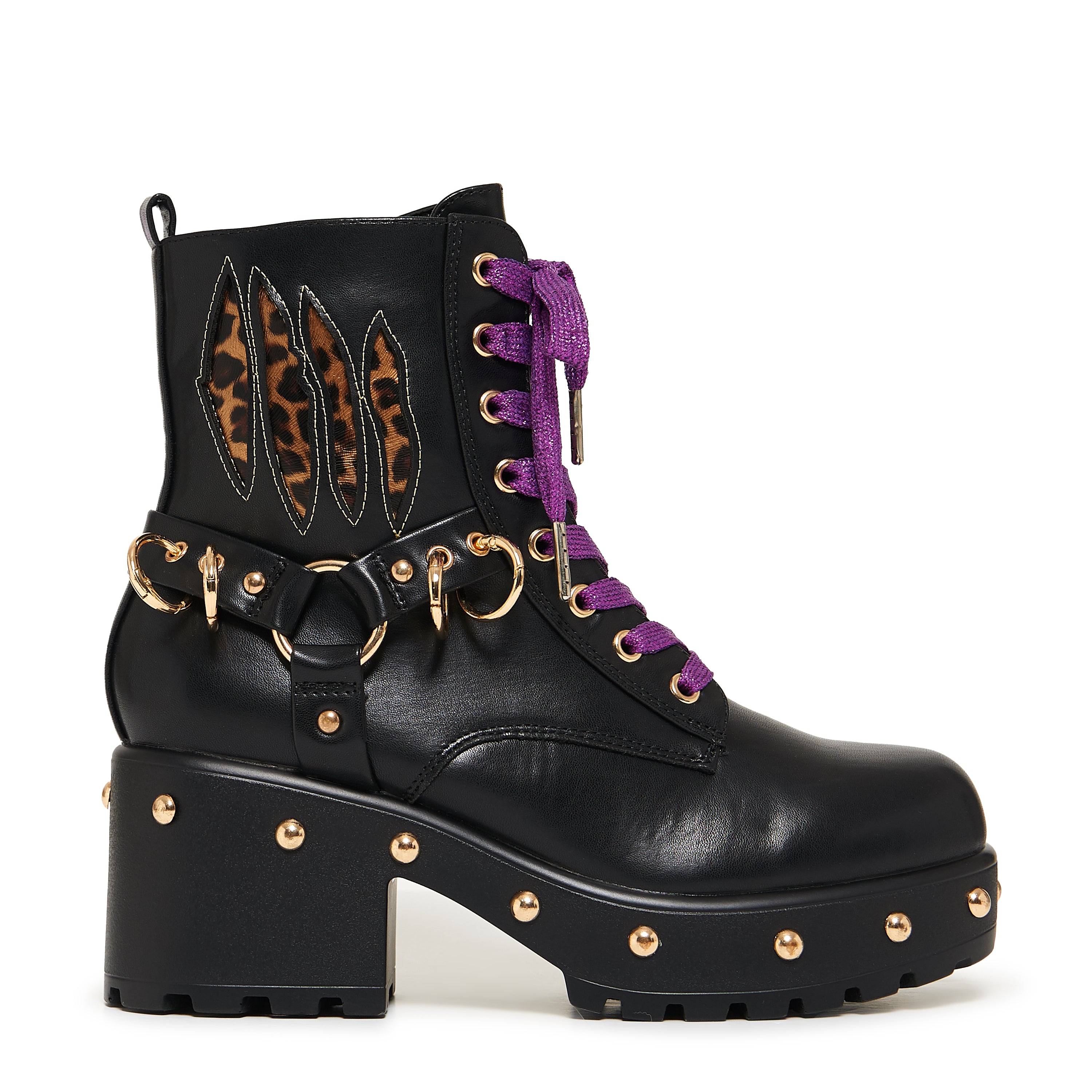 KOI_Lucia Werewolf Military Studded Boots_ECOM - Platform ankle boots