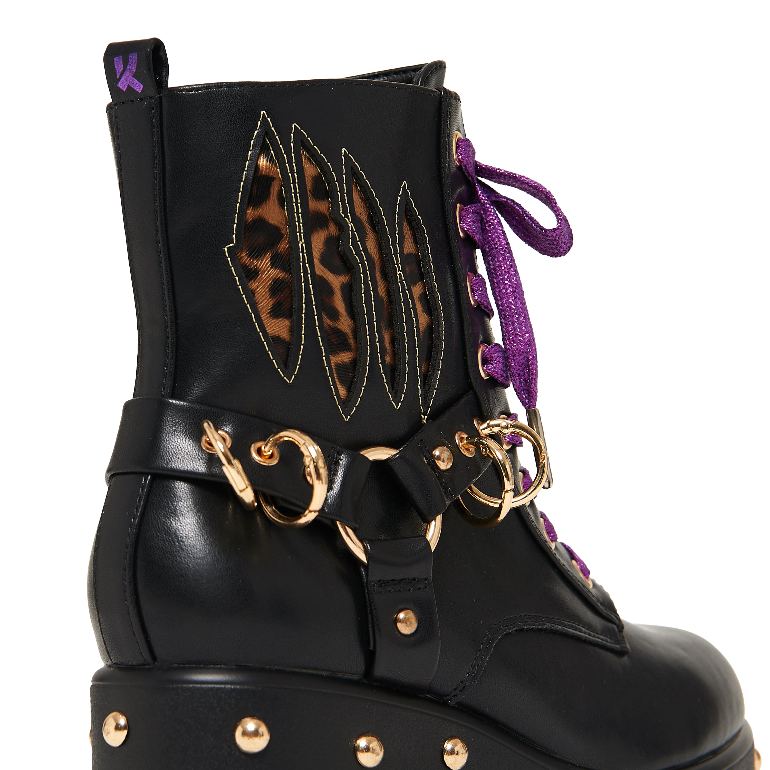 KOI_Lucia Werewolf Military Studded Boots_ECOM3