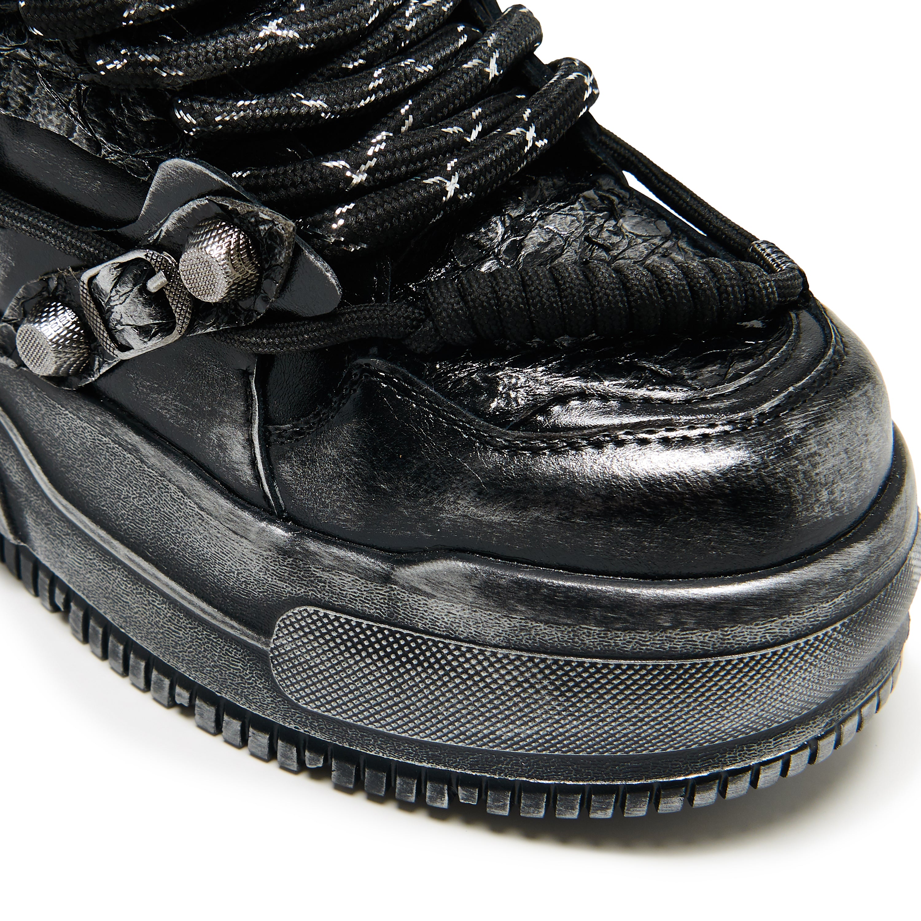 KOI_Metamorphosis Distressed Chunky Platform Trainers ECOM1