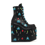 KOI_Musical Leek Miku Mega Platform Boots - side - platform heel
