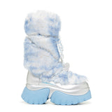 KOI_SNOW MIKU Fluffy ‘Monster’ Long Chunky Boots - 1