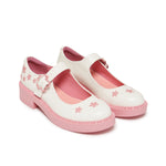 KOI Sakura Miku Cherry Blossom Mary Jane Shoe - pink - heeled - top view