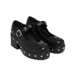 KOI Tira Black Mary Jane Shoes Septril Edition top