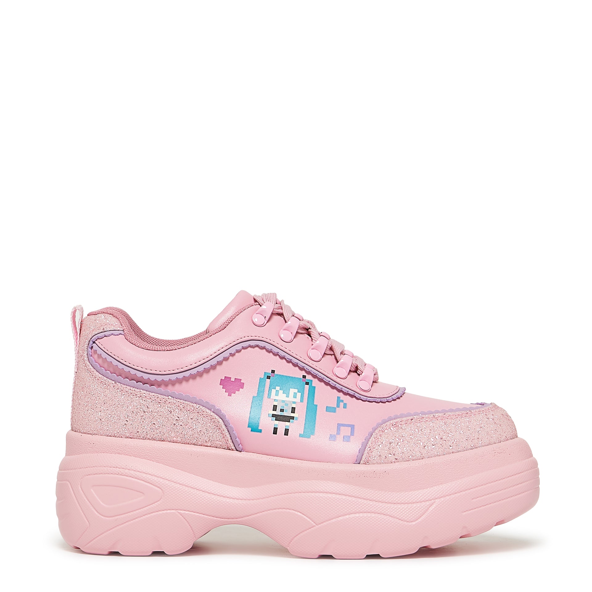 Virtual Diva Miku Chunky Trainers Pink – KOI footwear
