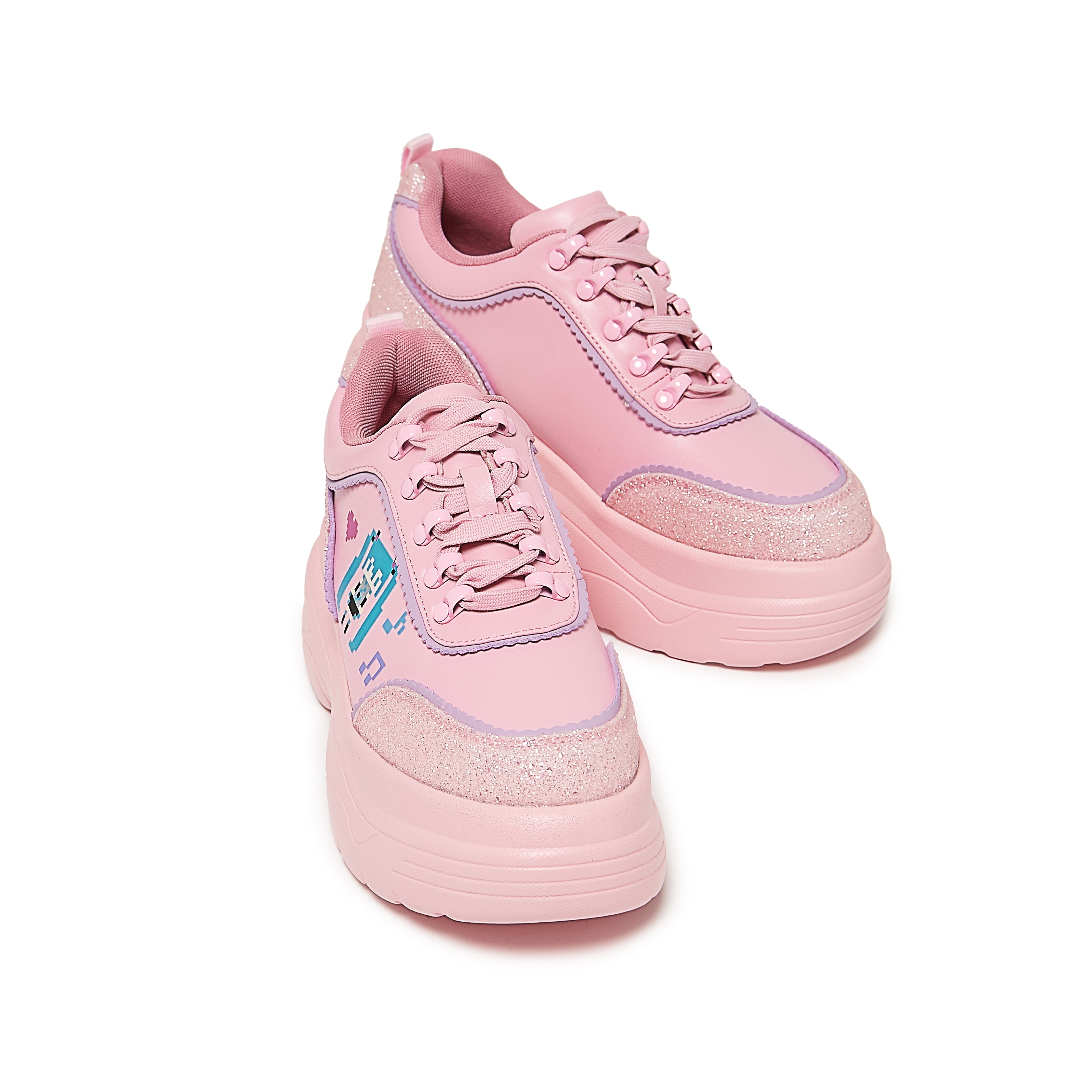 KOI_Virtual Diva Miku Chunky Trainers - Pink_ECOM4