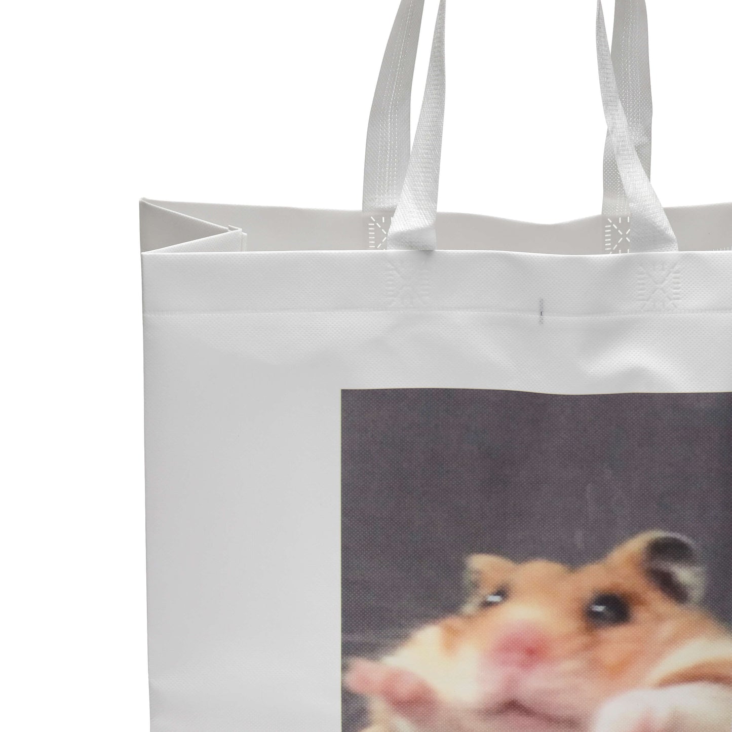 KOI Hamster Tote Bag - Accessories - KOI Footwear - White - Detail