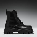Lavell Lace Up Boots - Black