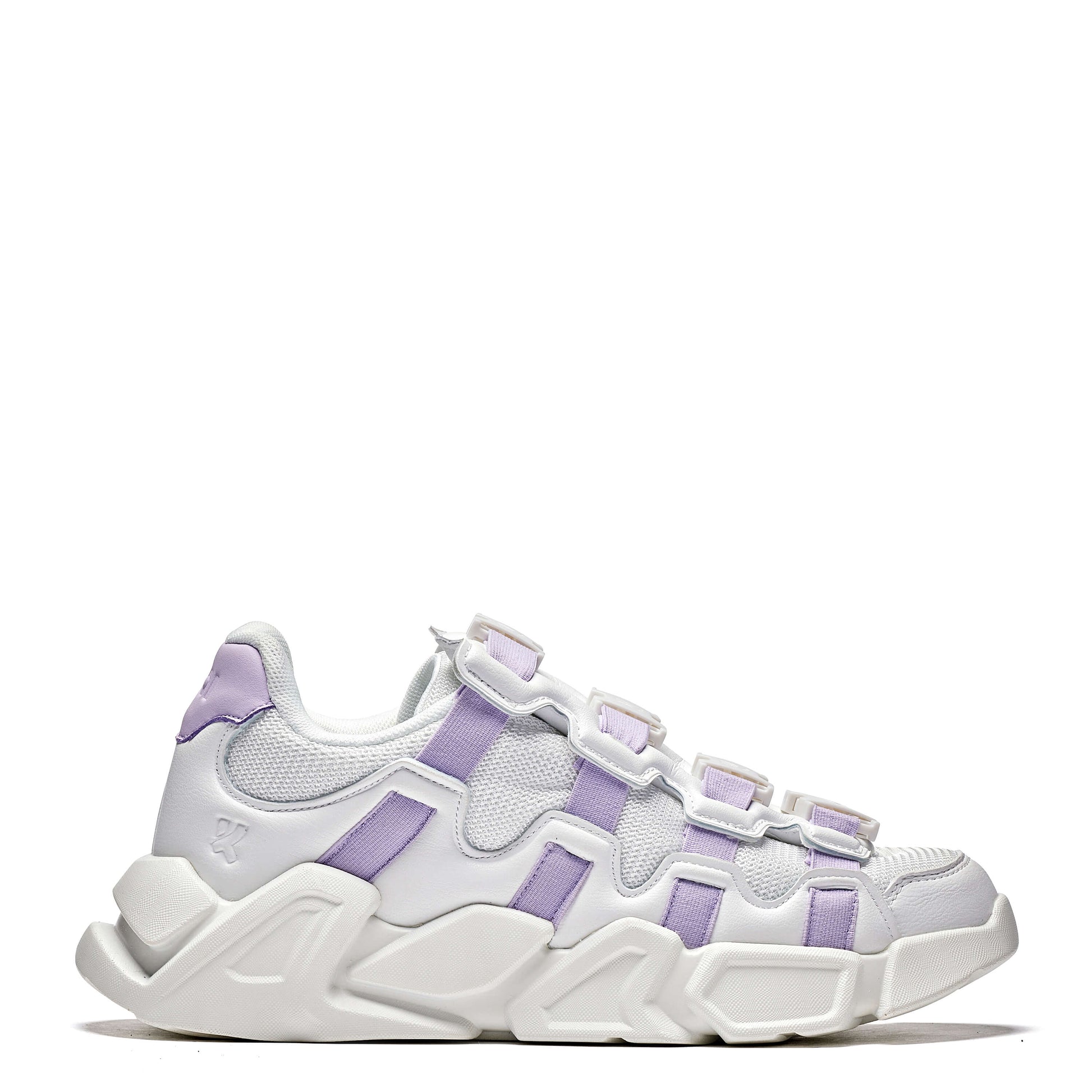 Lavender Sugar Beast Trainers - Trainers - KOI Footwear - White - Side View