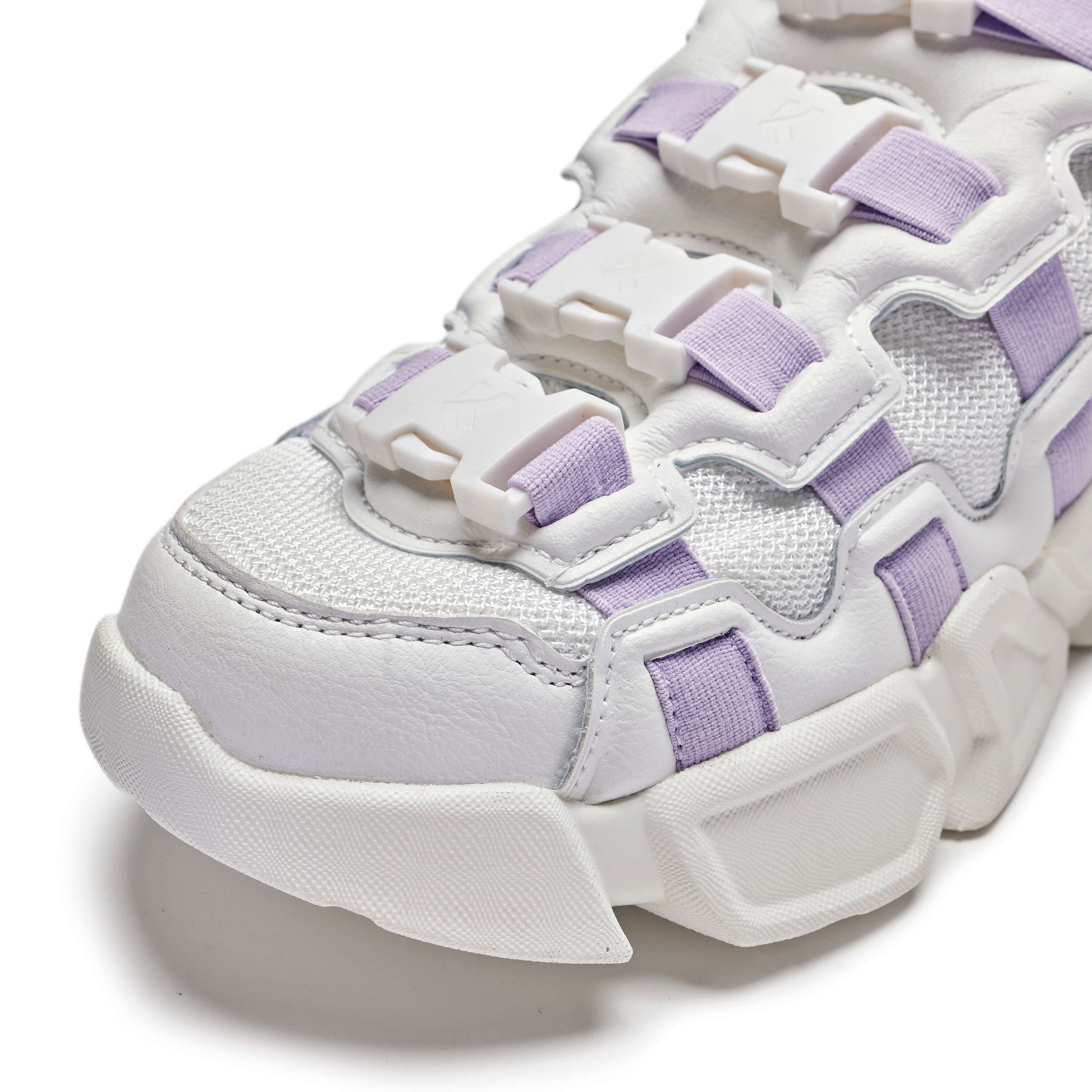Lavender Sugar Beast Trainers - Trainers - KOI Footwear - White - Front Detail