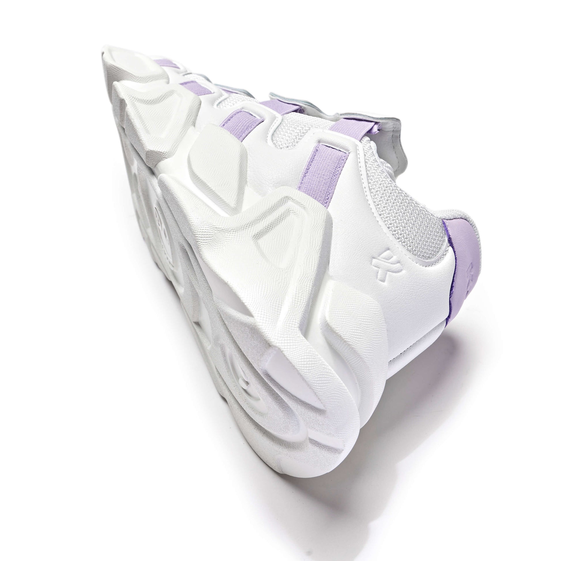Lavender Sugar Beast Trainers - Trainers - KOI Footwear - White - Back Detail