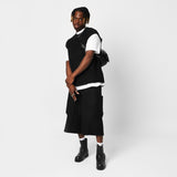 Legion Men's  Stacked Hardware Biker Boots - Vintage Black