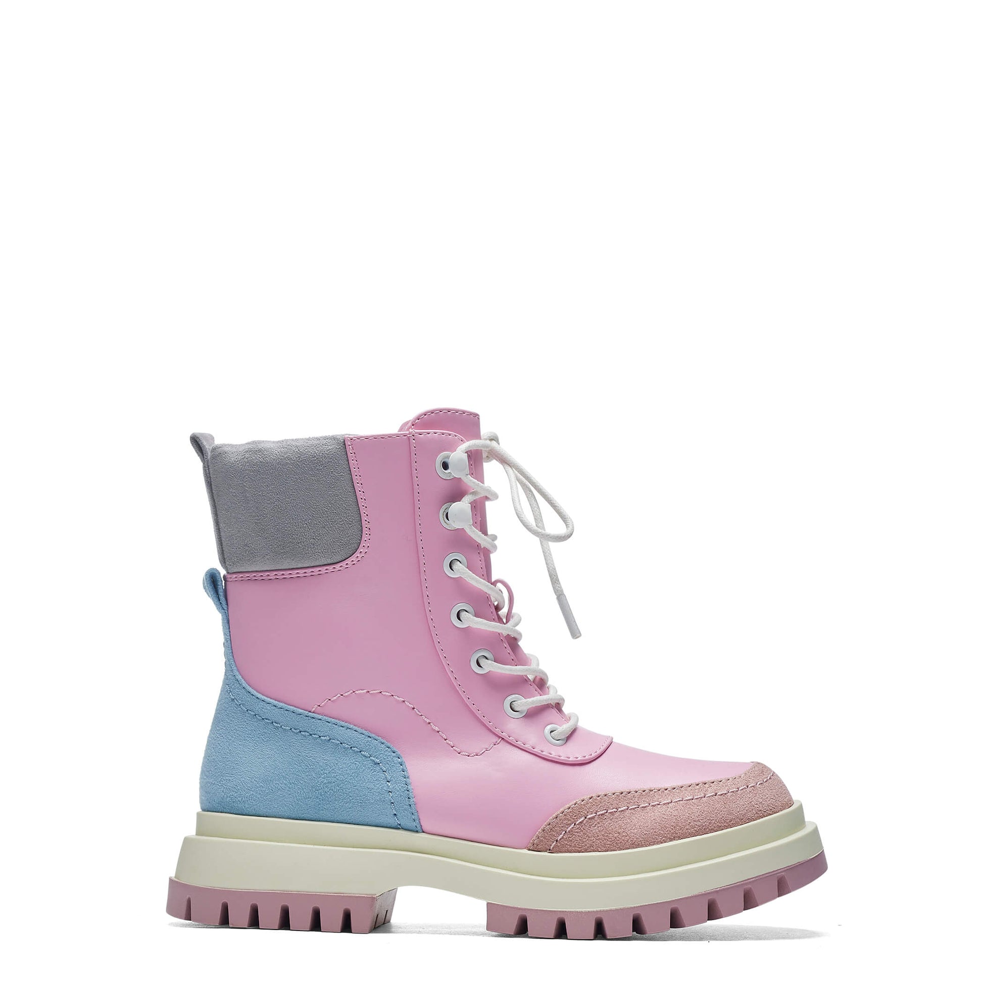 Lil’ Hydra Kawaii Boots - Ankle Boots - KOI Footwear - Pink - Side View