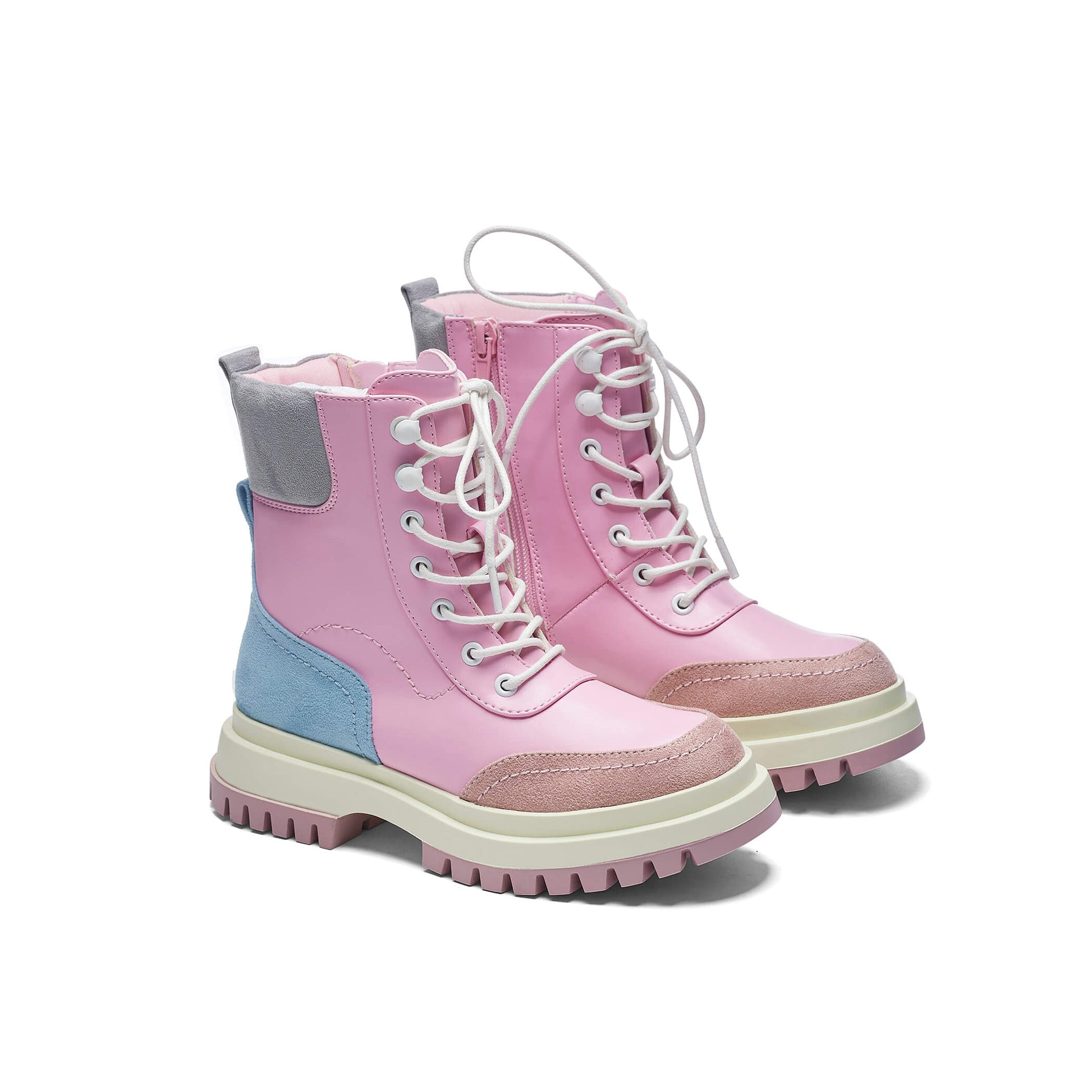 Lil’ Hydra Kawaii Boots - Ankle Boots - KOI Footwear - Pink - Three-Quarter View