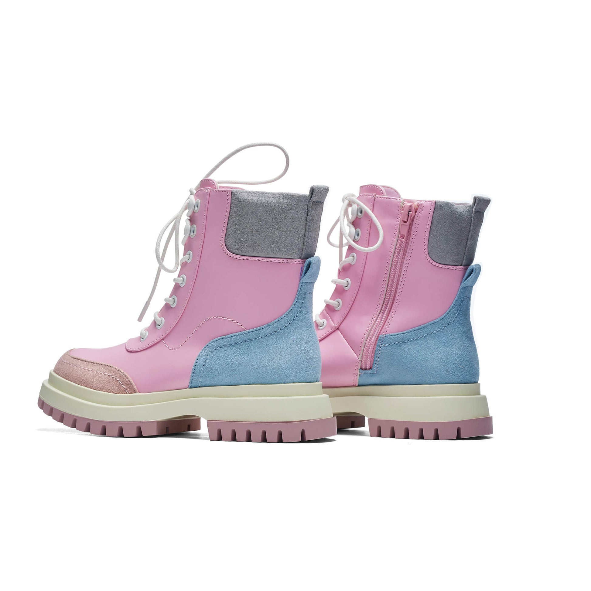 Lil’ Hydra Kawaii Boots - Ankle Boots - KOI Footwear - Pink - Back Side View