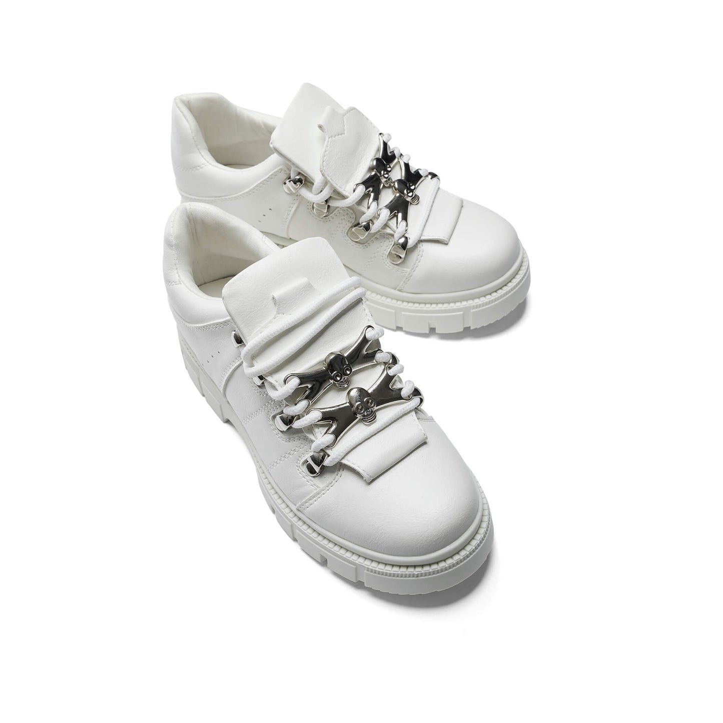 Lil’ Rimo Core White Trainers - Trainers - KOI Footwear - White - Front Detail View