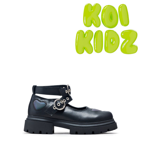 Lovebug Meadow Kidz Mary Jane Shoes - Mary Janes - KOI Footwear - Black - Main View