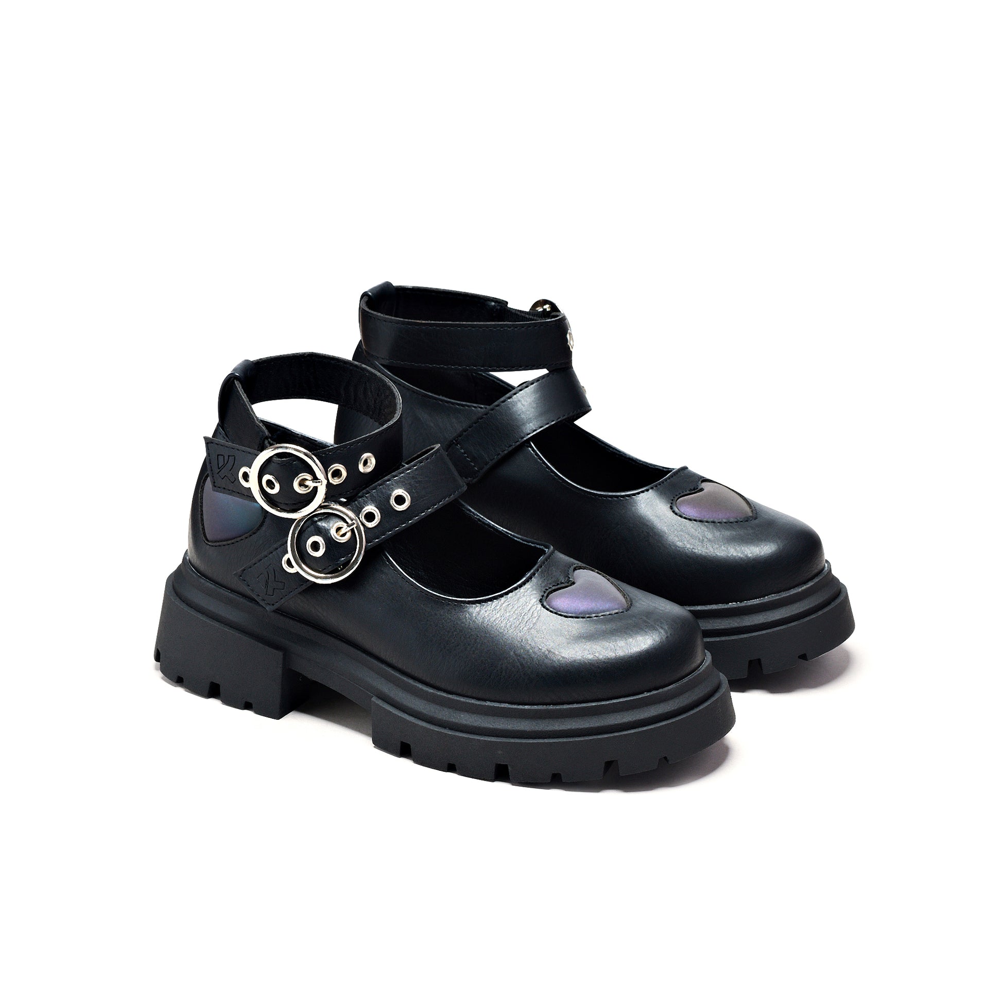 Lovebug Meadow Kidz Mary Jane Shoes - Mary Janes - KOI Footwear - Black - Three-Quarter View