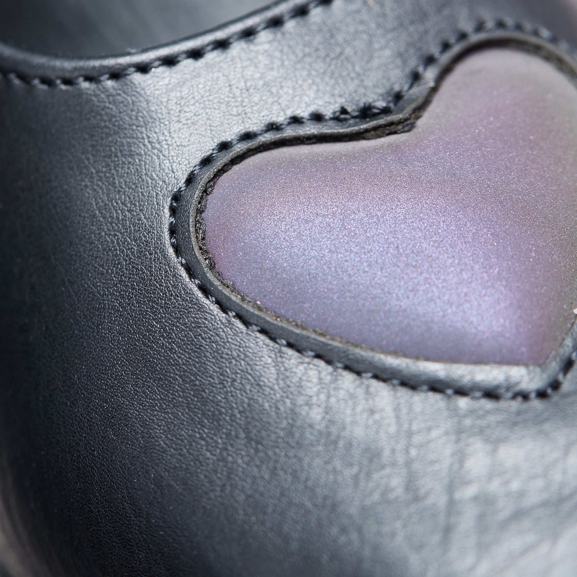 Lovebug Meadow Kidz Mary Jane Shoes - Mary Janes - KOI Footwear - Black - Heart Detail